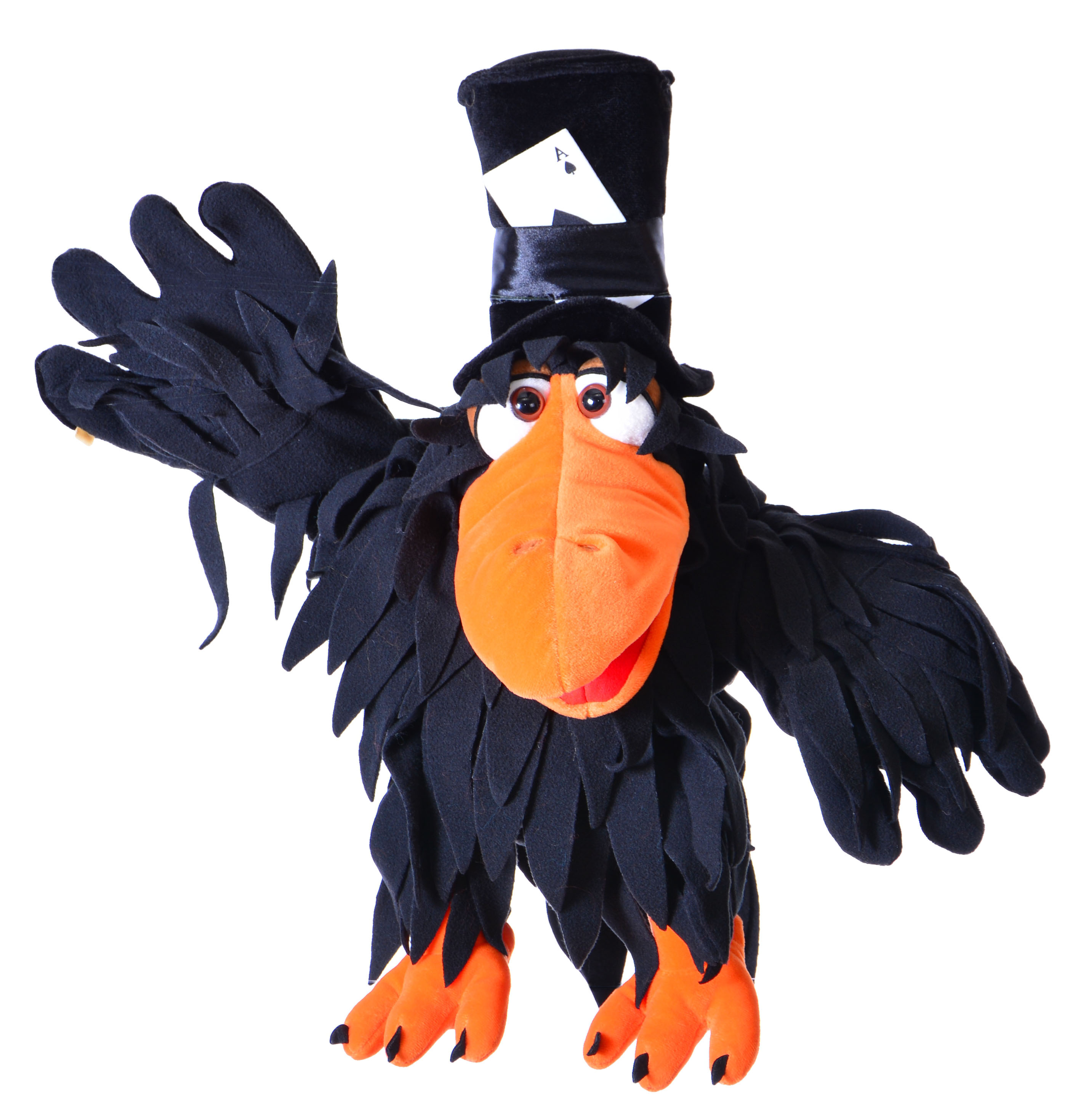 Puppet Company Handpuppe großer Vogel Rabe ca 30cm 